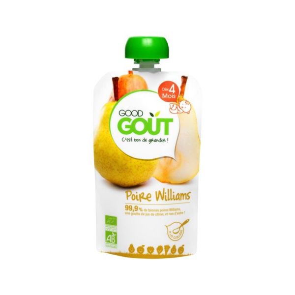 Good Gout Purée De Fruits Poire Williams Gourde (120 g)