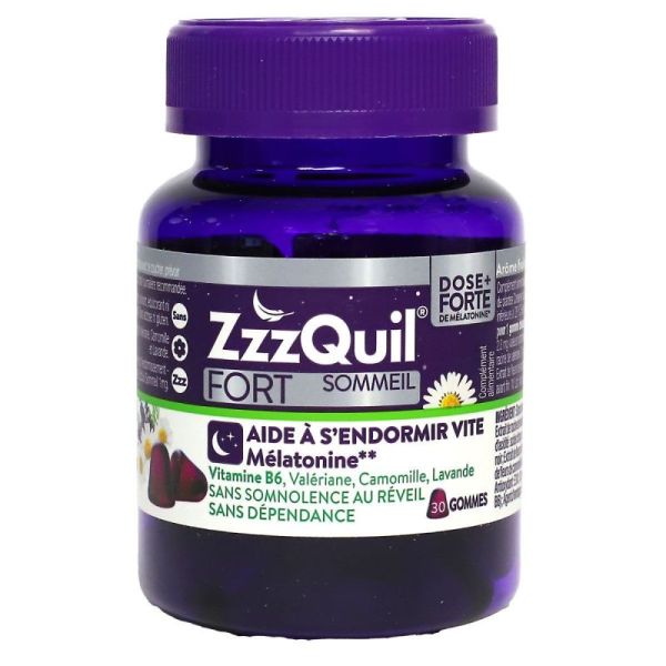 Zzzquil Fort Sommeil Gommes Fruits Des Bois *30