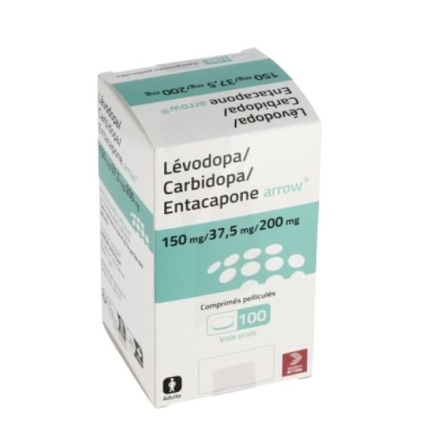 Levodopa/Carbidopa/Entacapone 150 mg/37,5 mg/200 mg Viatris 100 Comprimés