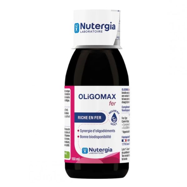 Nutergia Oligomax Fer complément alimentaire (150 ml)