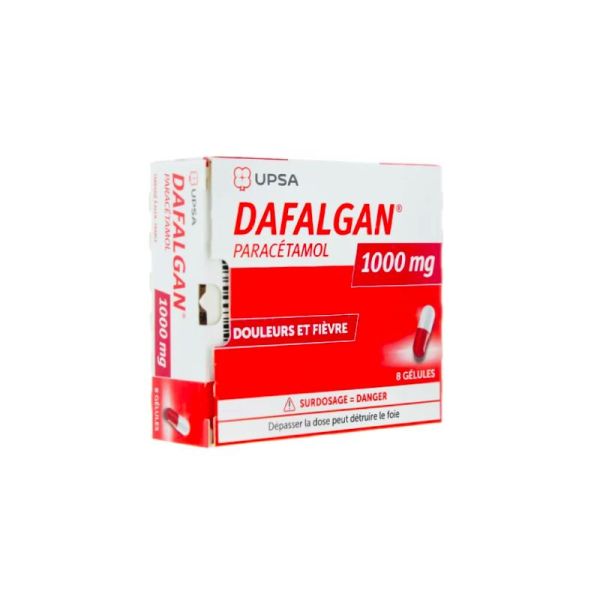 Dafalgan 1 000Mg Gelul 8