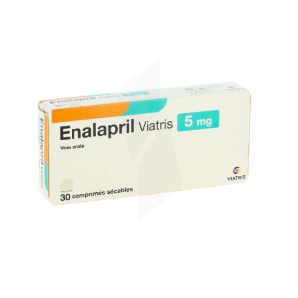 Enalapril 5Mg Viatris Cpr Secable 30