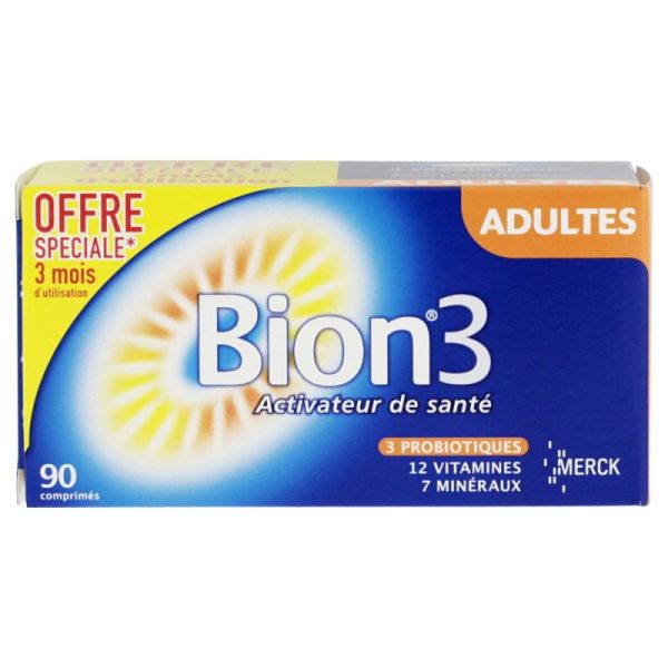 Bion 3 adultes activateur de santé 3 mois 90 comprimés