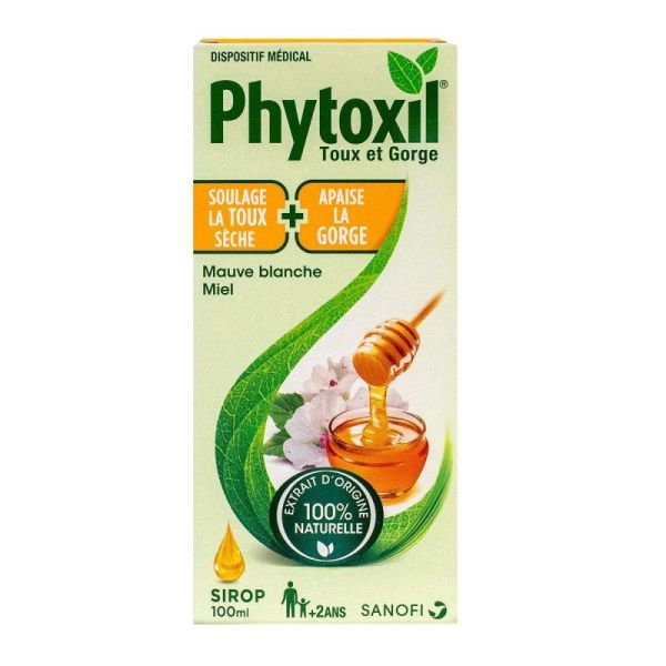 Phytoxil 2 En 1 Toux Gorge Sirop 100Ml