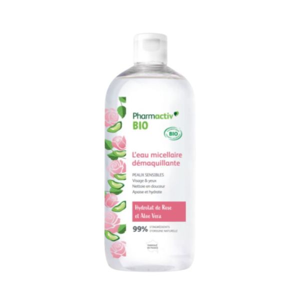 Eau Micellaire Démaquillante Hydrolat de Rose 500Ml