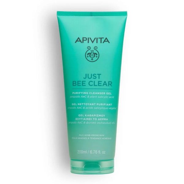 Apivita Just Bee Clear Gel Nettoyant Purifiant (200 ml)