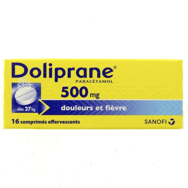 Doliprane 500Mg Cpr Efferv 16