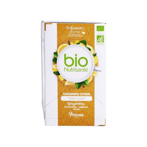 BioNutrisanté Infusion Gingembre Citron (20 Sachets)