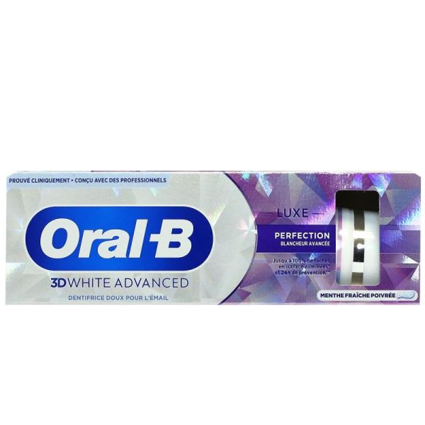 Oral-B Dentifrice 3D White Advanced Luxe (75 ml)