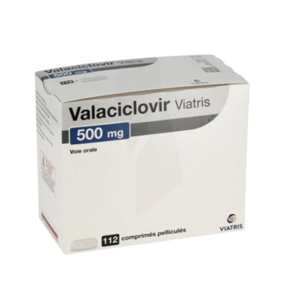 Valaciclovir Viatris 500 mg, 112 comprimés