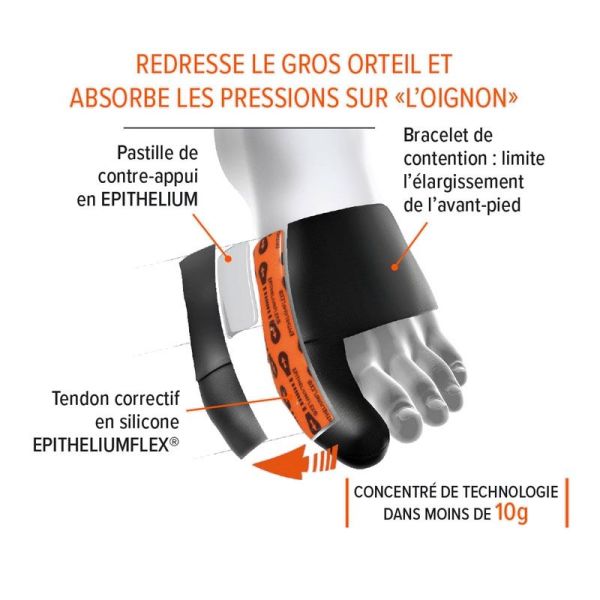 Epitact Sport Orthèse Corrective Hallux Valgus (Taille M)