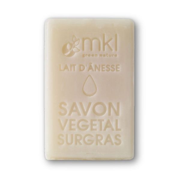 MKL Green Nature Savon végétal surgras au Lait d'Ânesse Bio Verveine (100 g)