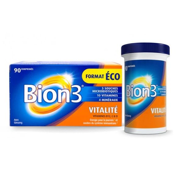 Bion3 Vitalité énergie & soutien système immunitaire (90 comprimés)