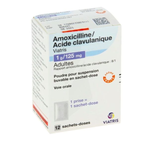 Amoxicil/Clav 1G/125Mg Merck Sac12