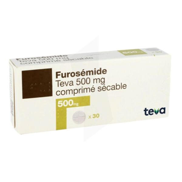 Furosemide Teva 500Mg Cpr Bt30