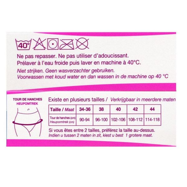 Saforelle Culotte Menstruelle Ultra-absorbante Noire Taille XXL