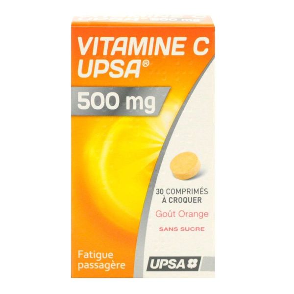 Vit C 500Mg Upsa Cpr Croquer 30