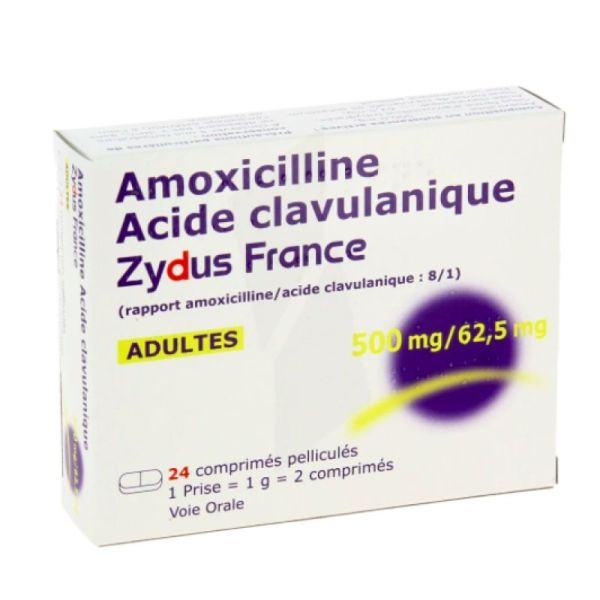 Amoxicil/Clav 500/62,5Mg Tev Cpr24