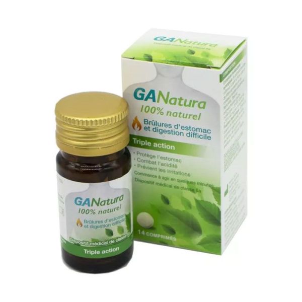 GANatura brûlures d'estomac & digestion difficile (14 comprimés)