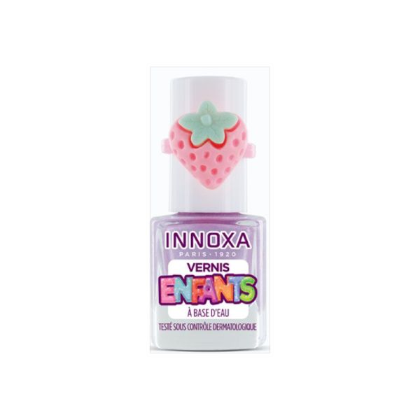 Innoxa Vernis à ongles Enfant Fraise Violette + Bague (5 ml)