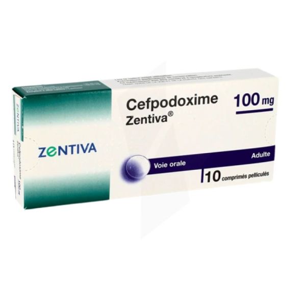 Cefpodoxime 100Mg Zentiva Cpr 10