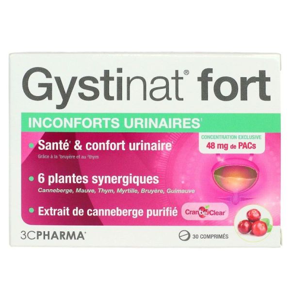 Gystinat Fort Inconforts urinaires BOÎTE DE 30 COMPRIMÉS