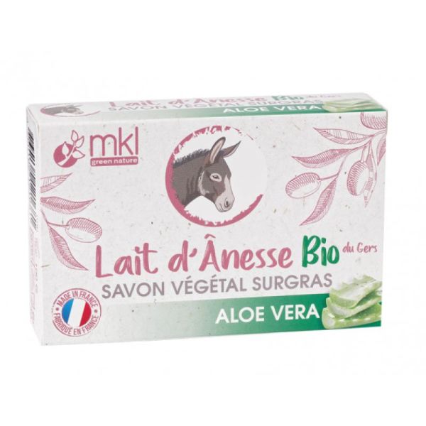 Savon au Lait d'Ânesse Bio - Aloe Vera